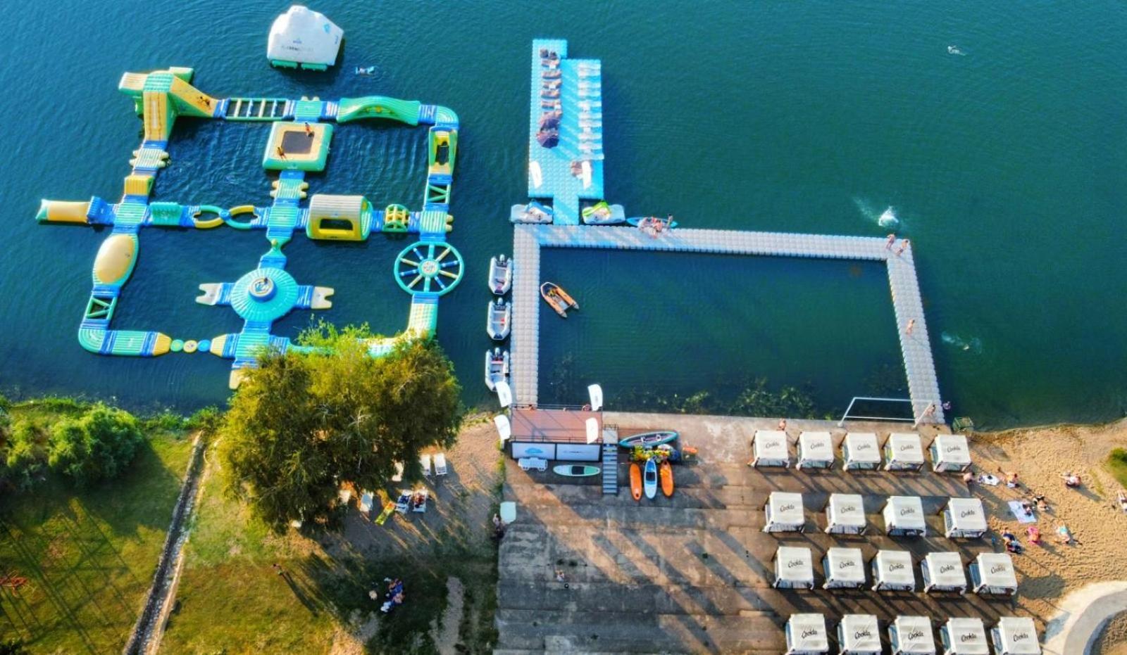 Prenociste Srebrno Jezero Hotel Veliko Gradište Buitenkant foto